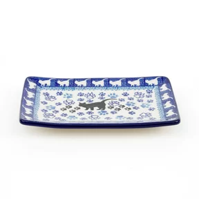 Tacka ceramiczna C27 18/12 cm<br> 1771X Czarny kot